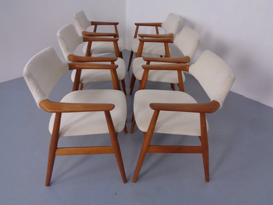 Danish Teak Armchairs by Svend Aage Eriksen for Glostrup, 1960s, Set of 6-RDW-1799077