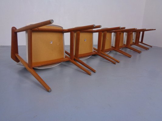 Danish Teak Armchairs by Svend Aage Eriksen for Glostrup, 1960s, Set of 6-RDW-1799077