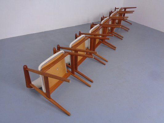 Danish Teak Armchairs by Svend Aage Eriksen for Glostrup, 1960s, Set of 6-RDW-1799077