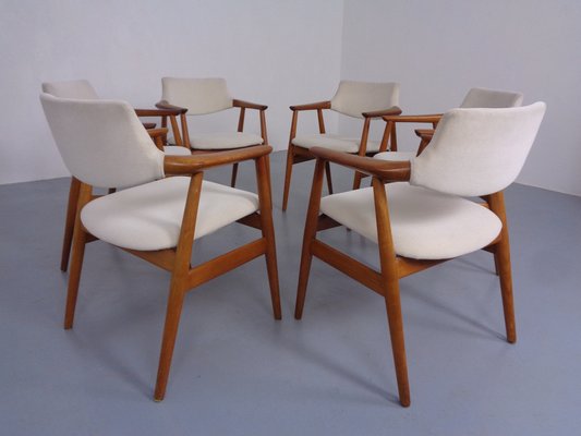 Danish Teak Armchairs by Svend Aage Eriksen for Glostrup, 1960s, Set of 6-RDW-1799077