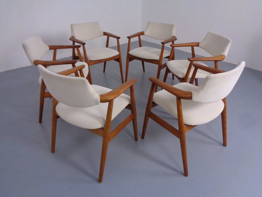 Danish Teak Armchairs by Svend Aage Eriksen for Glostrup, 1960s, Set of 6-RDW-1799077