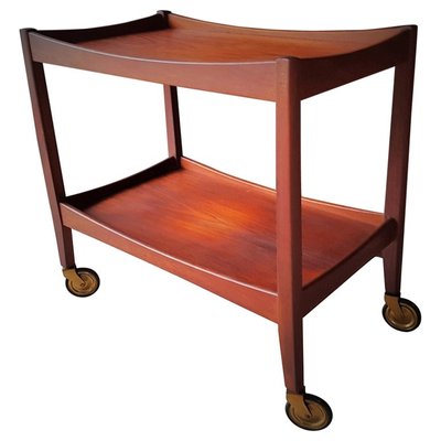 Danish Teak Bar Cart, 1960s-POM-549335