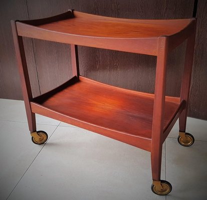 Danish Teak Bar Cart, 1960s-POM-549335