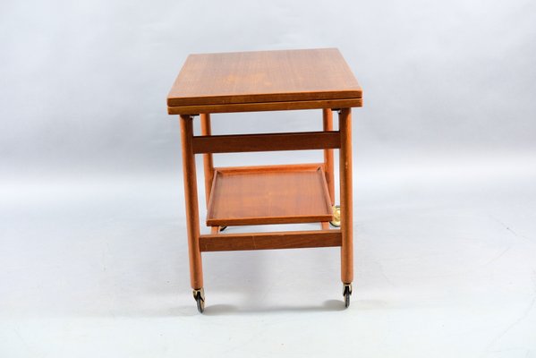 Danish Teak Bar Cart by Kurt Østervig for Jason, 1960s-CIP-782814