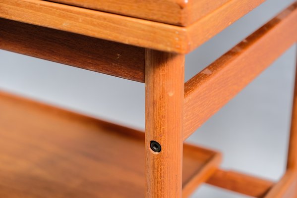 Danish Teak Bar Cart by Kurt Østervig for Jason, 1960s-CIP-782814