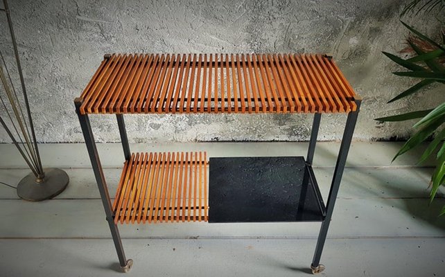 Danish Teak Bar Wagon, 1950s-POM-1449649