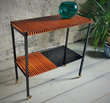 Danish Teak Bar Wagon, 1950s-POM-1449649