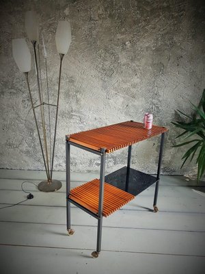 Danish Teak Bar Wagon, 1950s-POM-1449649