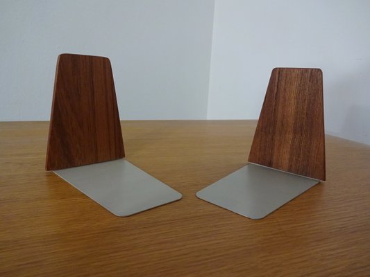 Danish Teak Bookends from Feldballes Møbelfabrik, 1960s, Set of 2-RDW-560303