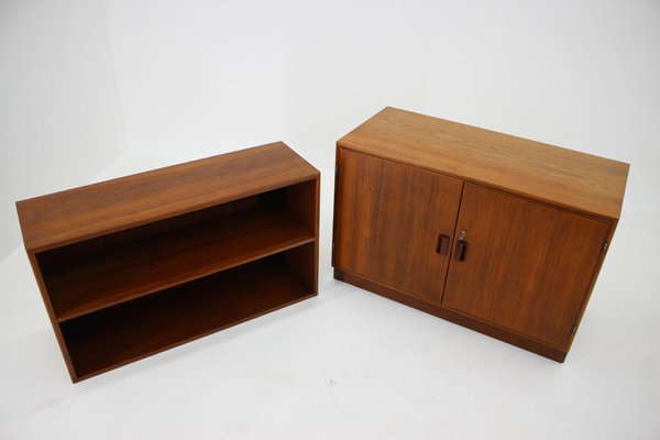 Danish Teak Cabinet Bookcase by Børge Mogensen, 1960s-TZ-1425794