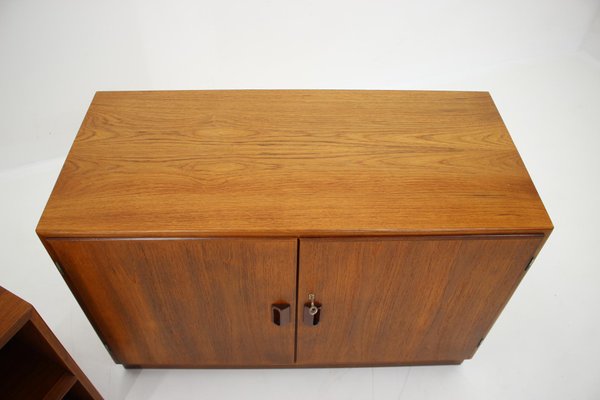 Danish Teak Cabinet Bookcase by Børge Mogensen, 1960s-TZ-1425794