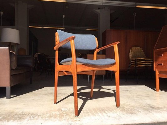 Danish Teak Captain's Chair by Erik Buch for O.D. Møbler, 1960s-WSA-831330