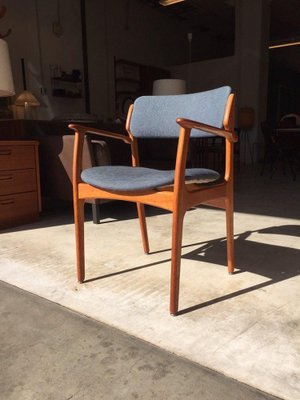 Danish Teak Captain's Chair by Erik Buch for O.D. Møbler, 1960s-WSA-831330