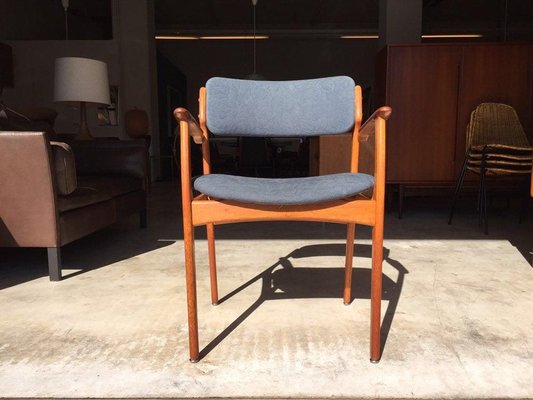 Danish Teak Captain's Chair by Erik Buch for O.D. Møbler, 1960s-WSA-831330