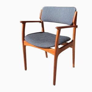 Danish Teak Captain's Chair by Erik Buch for O.D. Møbler, 1960s-WSA-831330