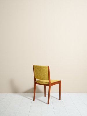 Danish Teak Chair with Upholstery, 1950s-QWP-845552