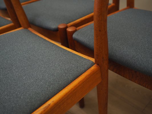 Danish Teak Chairs attributed to Poul M. Volther, 1970s, Set of 6-VND-2013577