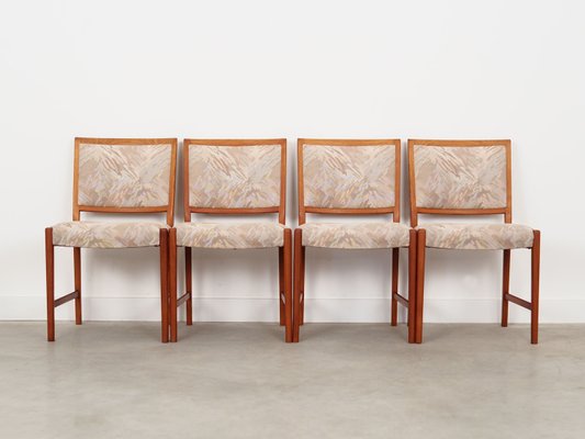 Danish Teak Chairs, Denmark, 1970s, Set of 4-VND-1374057