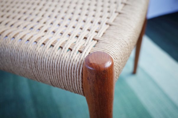 Danish Teak Chairs Model 82 by Niels O. Møller, 1960s, Set of 4-BHX-2040510