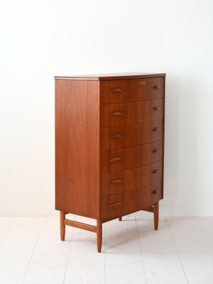 Danish Teak Chest of Drawers, 1950s-QWP-2034900