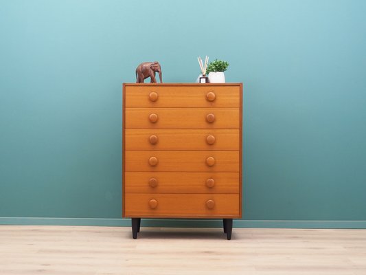 Danish Teak Chest of Drawers, 1960s-VND-1784296