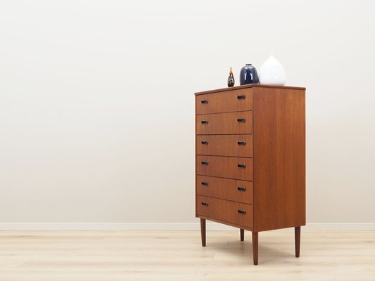 Danish Teak Chest of Drawers, 1960s-VND-1788180