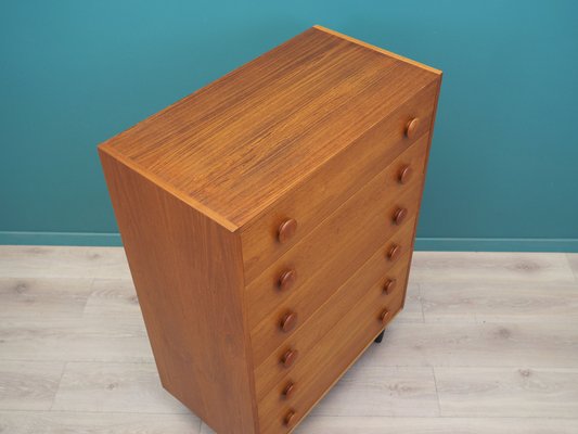 Danish Teak Chest of Drawers, 1960s-VND-1784312