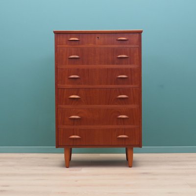 Danish Teak Chest of Drawers, 1970s-VND-2019676