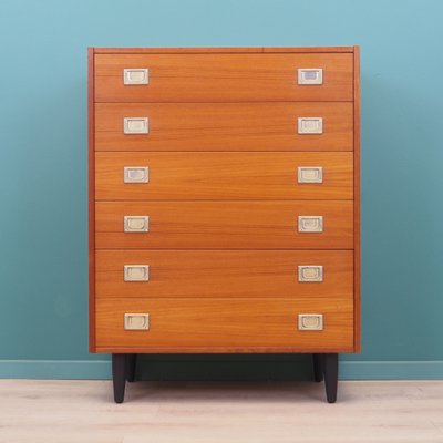 Danish Teak Chest of Drawers, 1970s-VND-1784153