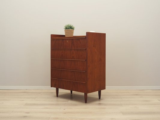 Danish Teak Chest of Drawers, 1970s-VND-1806169