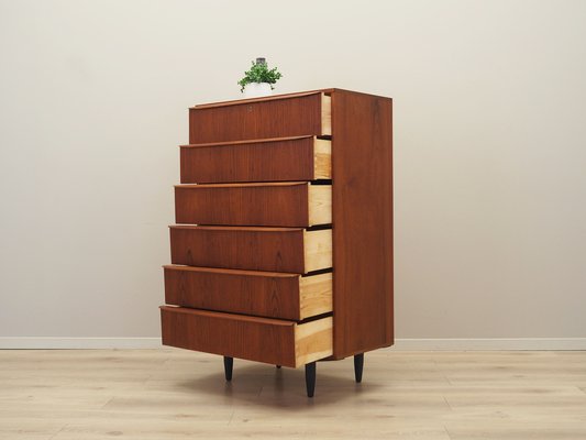 Danish Teak Chest of Drawers, 1970s-VND-1805223