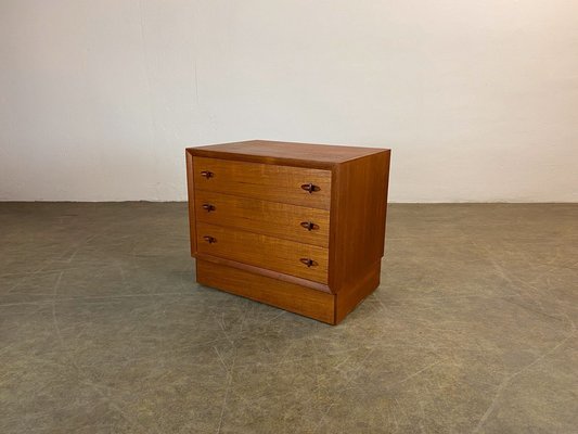 Danish Teak Chest of Drawers attributed to H.W. Klein for Bramin, 1960s-QDV-1572419