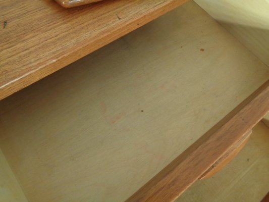 Danish Teak Chest of Drawers with Rotatable Tray, 1960s-RDW-701453