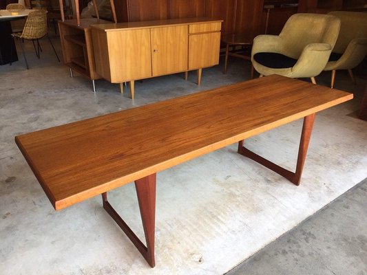 Danish Teak Coffee Table, 1960s-WSA-831335