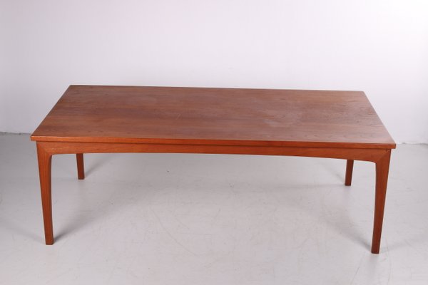 Danish Teak Coffee Table by Niels Bach, 1960s-EZZ-862093