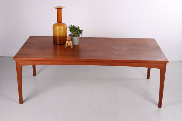 Danish Teak Coffee Table by Niels Bach, 1960s-EZZ-862093