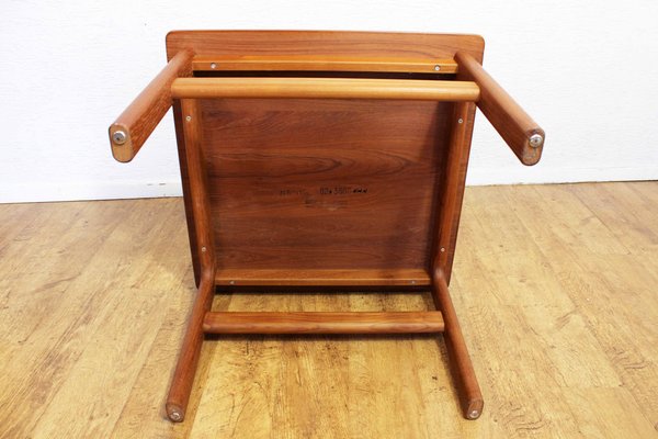 Danish Teak Coffee Table by Niels Bach, 1970s-BQF-1803906