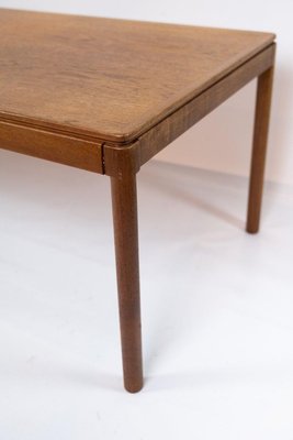 Danish Teak Coffee Table with Brown Ceramic Tiles, 1960s-UY-838863