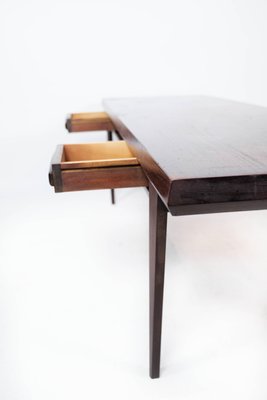 Danish Teak Coffee Table with Drawer, 1960s-UY-999237