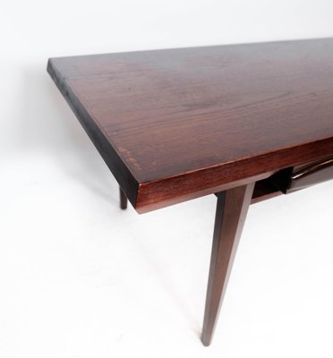 Danish Teak Coffee Table with Drawer, 1960s-UY-999237