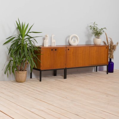 Danish Teak Credenzas by Aksel Kjersgaard, 1960s, Set of 2-UE-986429