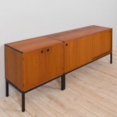 Danish Teak Credenzas by Aksel Kjersgaard, 1960s, Set of 2-UE-986429