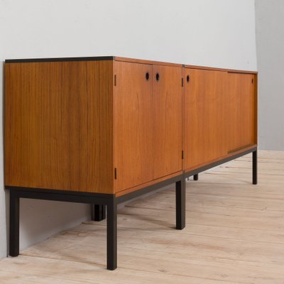 Danish Teak Credenzas by Aksel Kjersgaard, 1960s, Set of 2-UE-986429