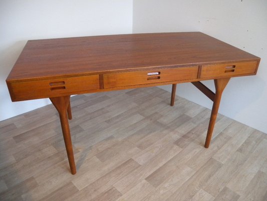 Danish Teak Desk by Nanna Ditzel for Soren Willadsen, 1950s-FEO-1791592