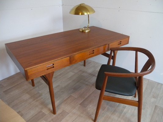 Danish Teak Desk by Nanna Ditzel for Soren Willadsen, 1950s-FEO-1791592