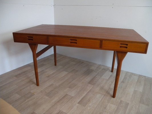 Danish Teak Desk by Nanna Ditzel for Soren Willadsen, 1950s-FEO-1791592