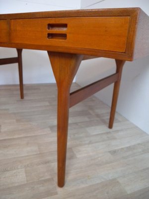 Danish Teak Desk by Nanna Ditzel for Soren Willadsen, 1950s-FEO-1791592