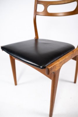 Danish Teak Dining Chairs, 1960s, Set of 4-UY-884670