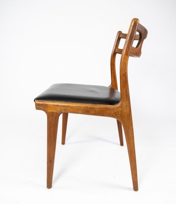 Danish Teak Dining Chairs, 1960s, Set of 4-UY-884670