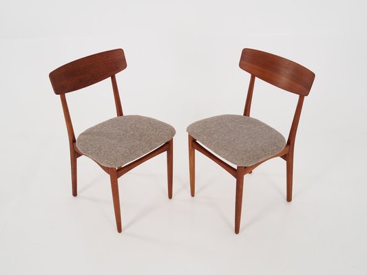 Danish Teak Dining Chairs, 1970s, Set of 2-VND-1805157